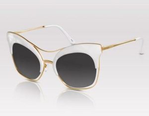 perverse clear cat eye sunglasses