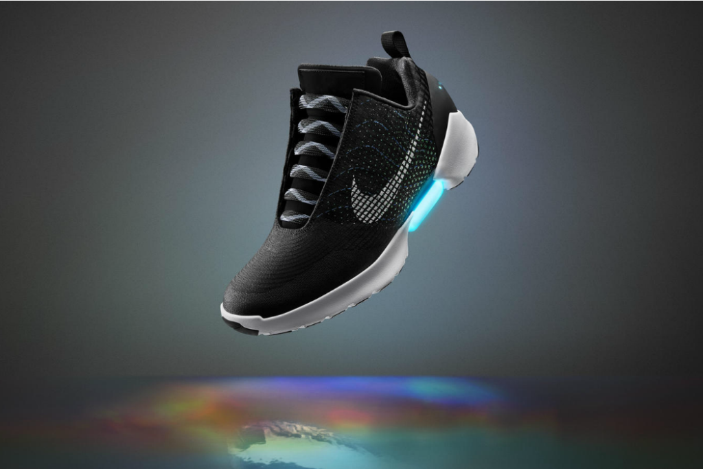 nike hyper adapt self lacing shoe