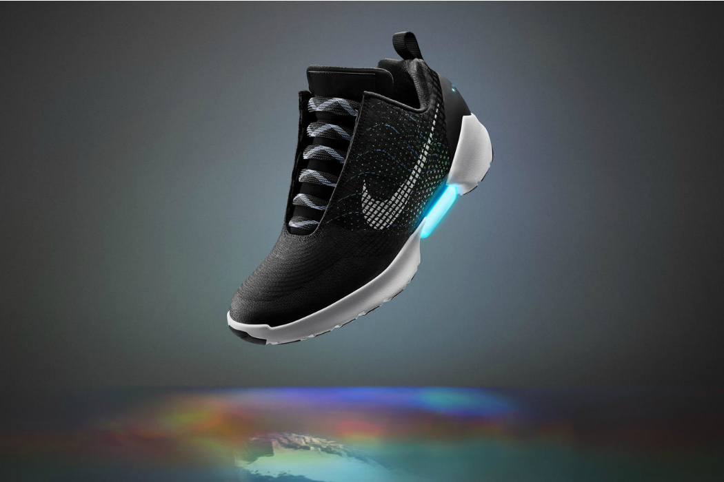 nike hyper adapt self lacing shoe