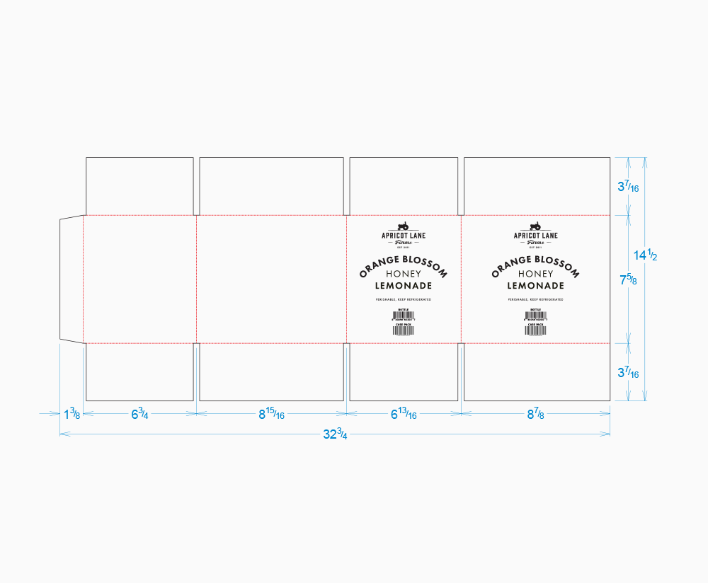 graphic design product development package layout label