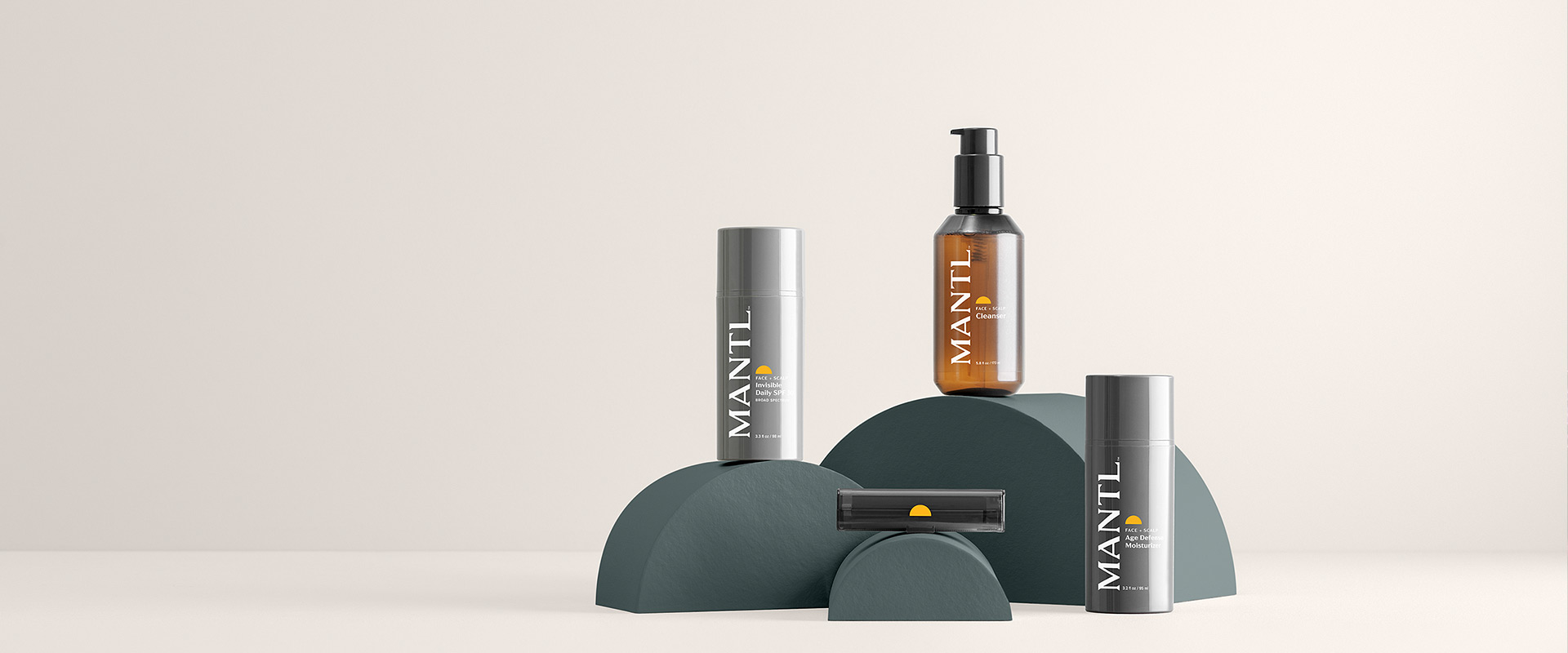 mantl mens skincare brand strategy positioning balding