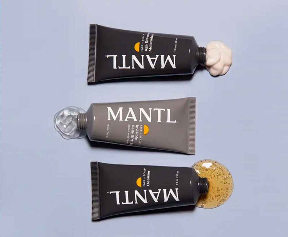 mantl mens skincare creative media production modern