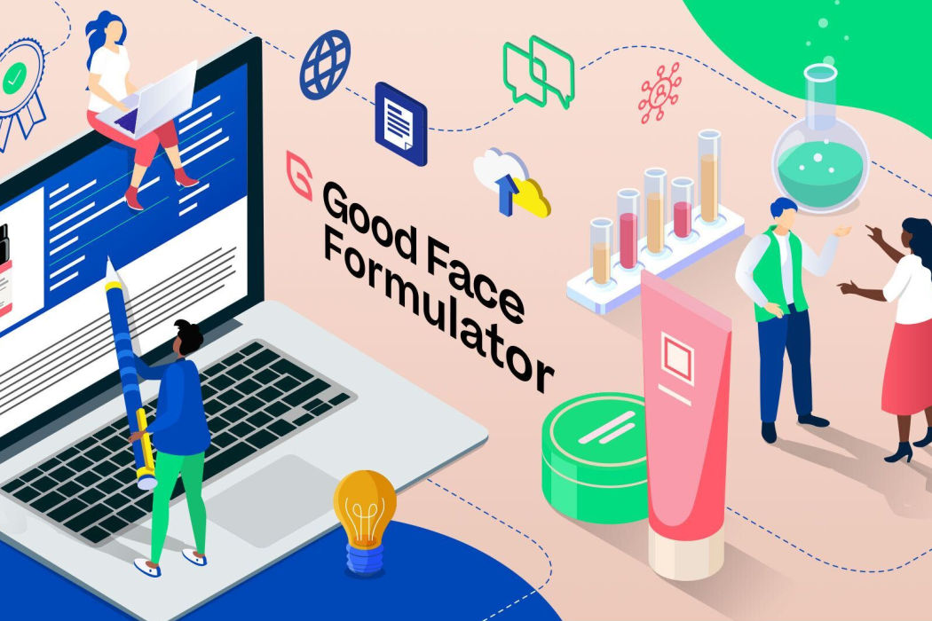 Good Face Project formulator illustration