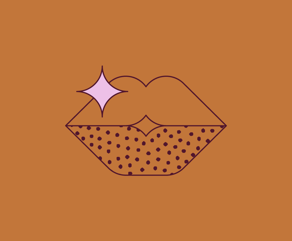 Lips RuddyBrownBkg